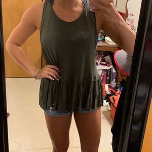 Peplum Tank Top